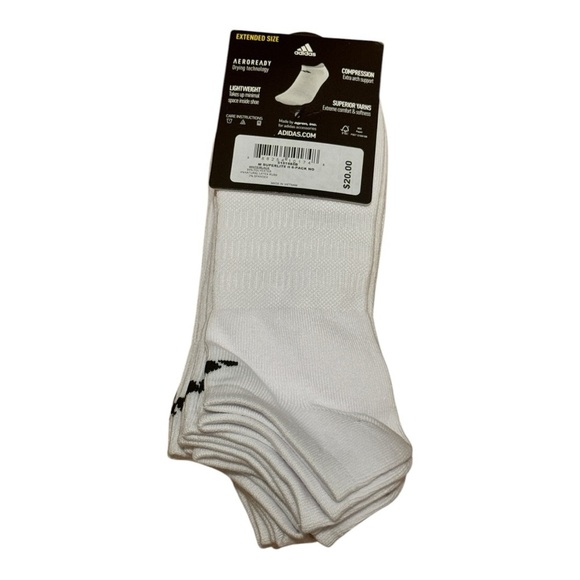 Men’s  Adidas no show socks - size 12-15 - Picture 2 of 2
